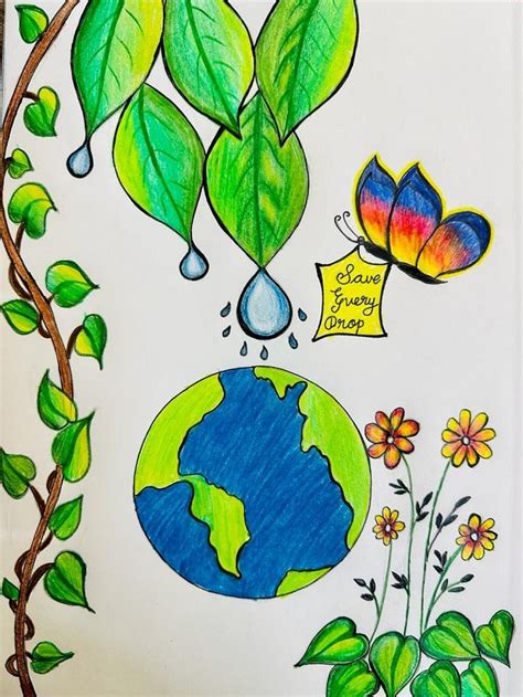 #worldwaterday #savewater poster #savenature #saveearth #march22 in ...