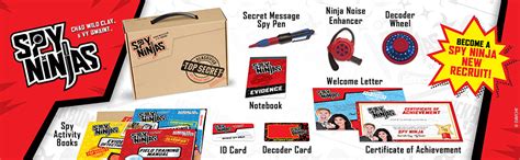 Spy Ninjas New Recruit Mission Kit from Vy Qwaint and Chad Wild Clay ...