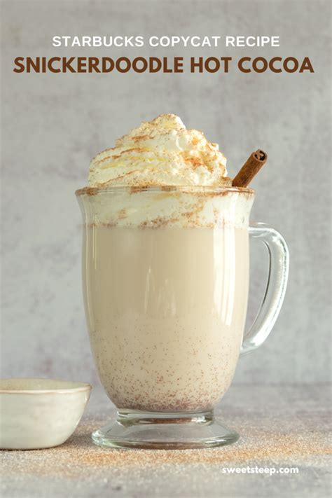 Starbucks Snickerdoodle Hot Chocolate Copycat Recipe - Sweet Steep