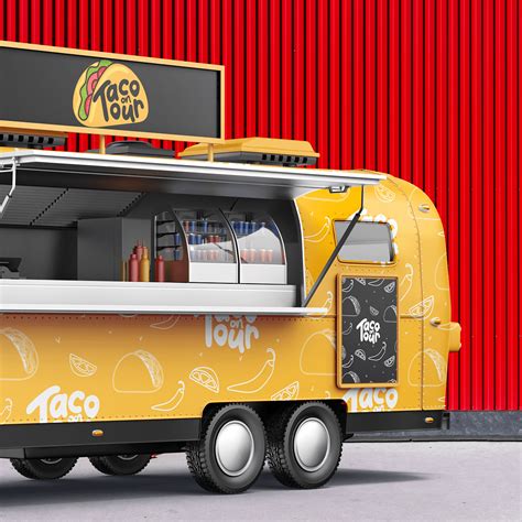 Taco Truck Logo and Packaging Design on Behance