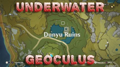 How To Get The Underwater Geoculous in Dunyu Ruins! - YouTube