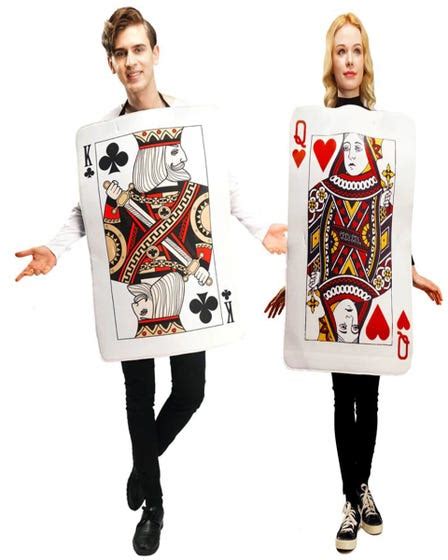 King Queen Playing Cards Adult Costume | Blossom Costumes