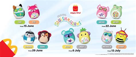 2023 McDonald’s squishmallows full set, Hobbies & Toys, Collectibles & Memorabilia, Vintage ...