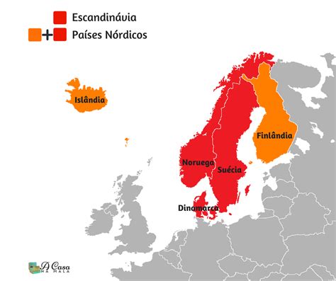 Qual a diferença entre Escandinávia e Países Nórdicos? - A Casa na Mala