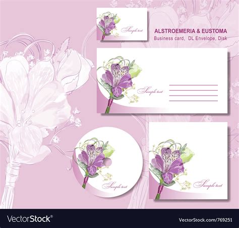 Business card envelope Royalty Free Vector Image