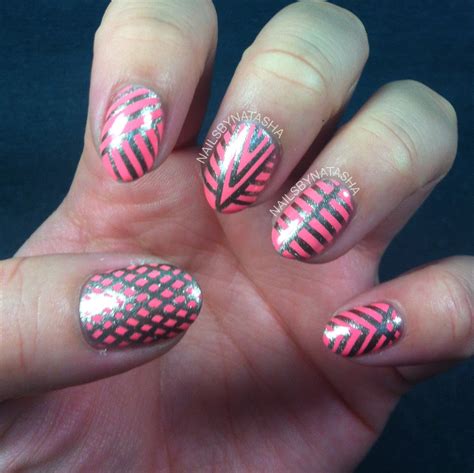 Nails By Natasha: First Striping Tape Designs