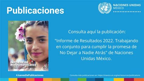 ONU México on LinkedIn: #juevesdepublicaciones