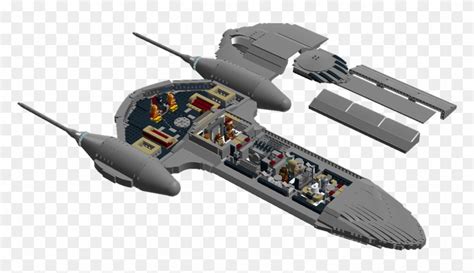 Naboo Royal Starship 09 - Lego Star Wars Naboo Royal Starship, HD Png Download - 800x403(#90841 ...