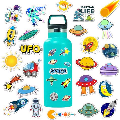 Buy Best And Latest BRAND Cartoon Cute UFO Sticker Pack Stationery Guitar Sticker Small Fresh ...