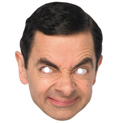 celebrity printable mask bean - Google-haku | Celebrity face mask, Mr bean, Mr bean movie