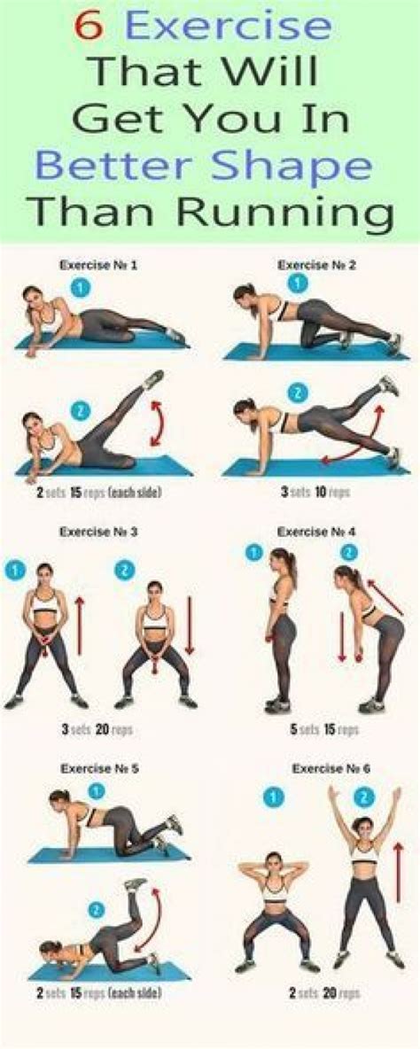 6 Exercise That Will Get You In Better Shape #burnbellyfatfast in 2020 ...