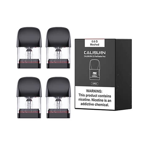 Uwell Caliburn G3 Replacement Pods (pack of 4) - Only £9.99 - VAPE.CO.UK