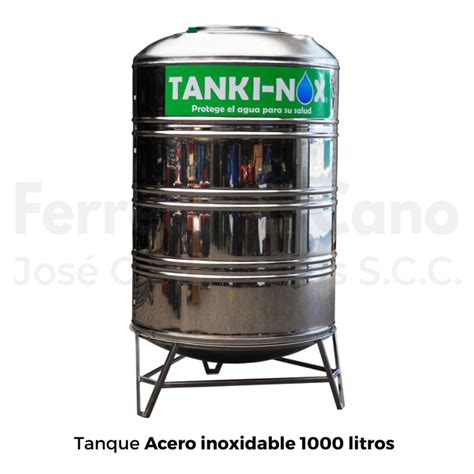 TANQUE DE ACERO INOXIDABLE 1000LITROS - Ferretería Cano