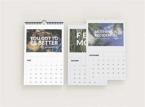 Design of diary and wall calendar on Behance