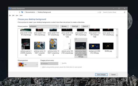 How to access Control Panel personalization settings on Windows 10