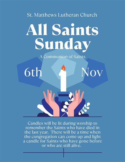 All Saints Sunday - St. Matthews Lutheran Church