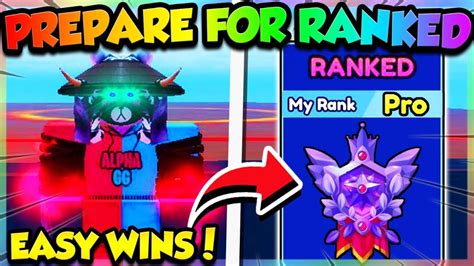 HOW TO PREPARE for 🏆RANKED🏆 in Blade Ball! (Roblox) - YouTube