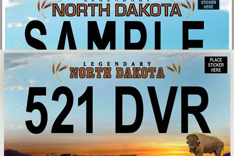 ND makes slight change to new version of license plates