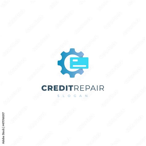 modern credit repair logo Stock Vector | Adobe Stock