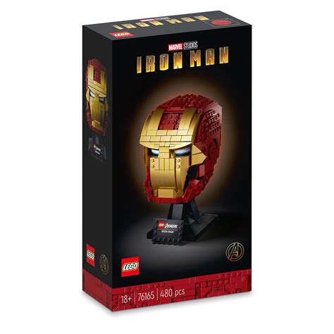 LEGO Marvel Studios Iron Man Helmet 76165 available online – Dis Merchandise News