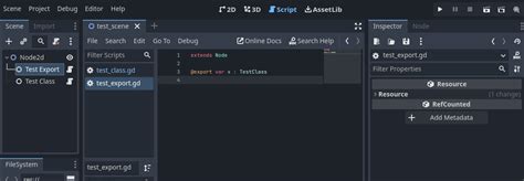 Added custom node export by GuilhermeGSousa · Pull Request #67055 · godotengine/godot · GitHub