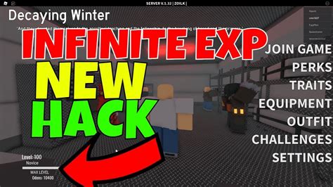 Decaying Winter Script GUI Infinite EXP | Max Level 100 | Instant Items | Roblox | How to find ...