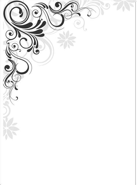 Pin on Уголки. | Clip art frames borders, Page borders design, Floral ...