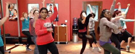 Awkward Zumba GIF - Zumba MindyKailing - Discover & Share GIFs