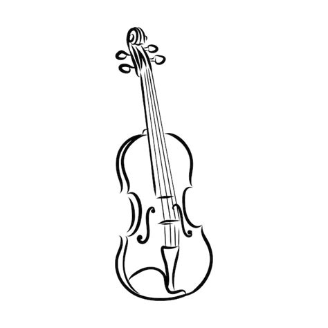 Premium Vector | Sketched violin isolated . logo. violin vector ...