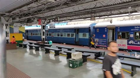 Coimbatore north railway station to coimbatore junction early morning view from Cheran Express ...