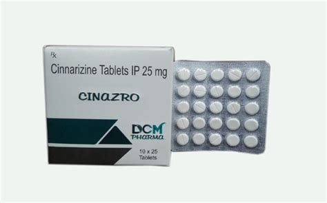 D M Pharma- Cinnarizine IP 25mg Tablet|Third Party Medicines Manufacturing Company