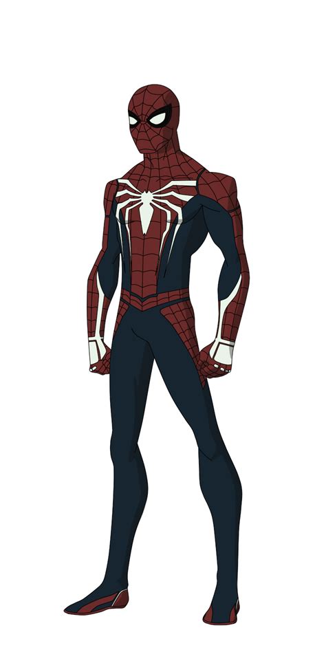 Spider-Man (Insomniac Games design) by shorterazer on DeviantArt