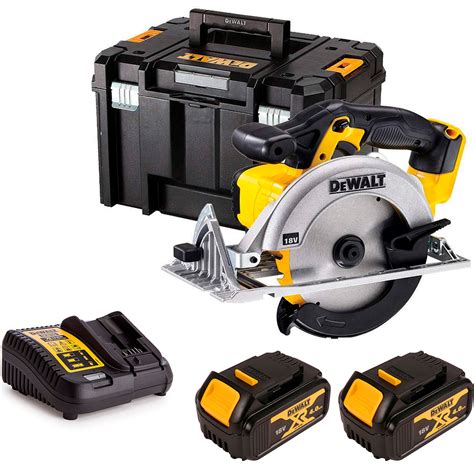 Dewalt DCS391M2 18V XR Circular Saw 165mm with 2x 4.0Ah Batteries Charger Case | Dvs Power Tools