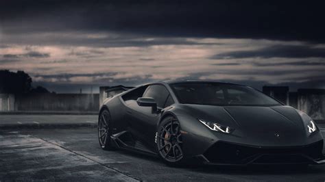 Download Matte Black Lamborghini Aventador Wallpaper | Wallpapers.com