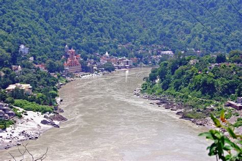 River Ganges at Haridwar, Uttarkhand, India Stock Image - Image of ...