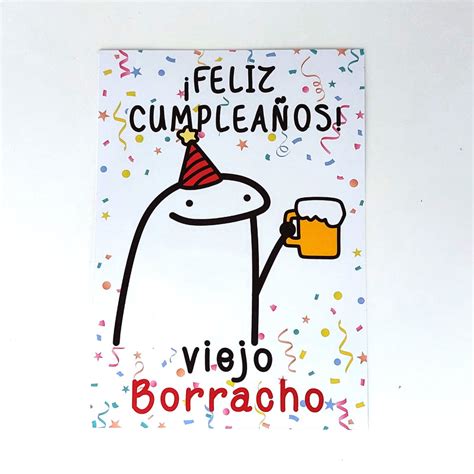 Tarjeta de cumpleaños "Borracho" – Libre Liebre