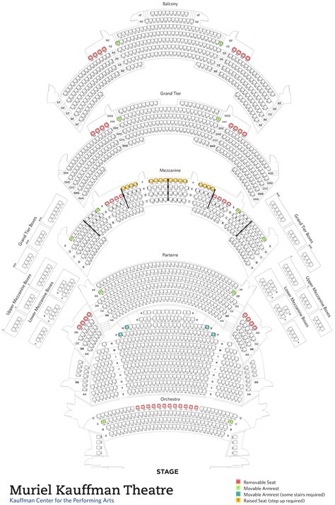 Kansas City Ballet Seating Charts - KC Ballet - Kauffman Center