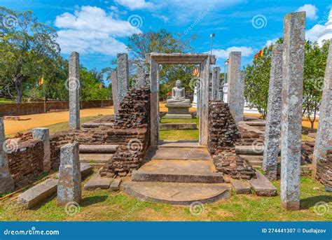 Thuparamaya Image House at Anuradhapura at Sri Lanka Stock Image ...