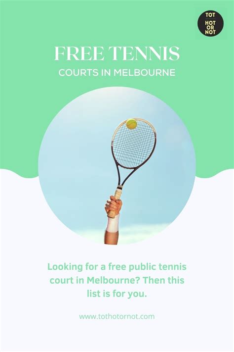 Free Tennis Courts Melbourne | Find a Free Public Tennis Court Near Me ...