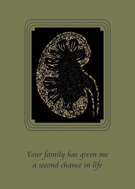 Thank you kidney donor family, 2nd chance in life, renal imaging card #Ad , #sponsored, #family ...