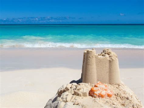 Sand Castle On The Beach Free Stock Photo - Public Domain Pictures