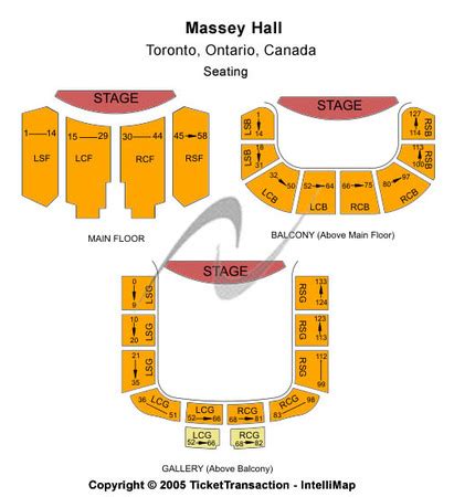 Massey Hall Tickets in Toronto Ontario, Massey Hall Seating Charts ...