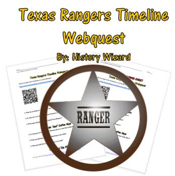 Texas Rangers Timeline Webquest by History Wizard | TpT