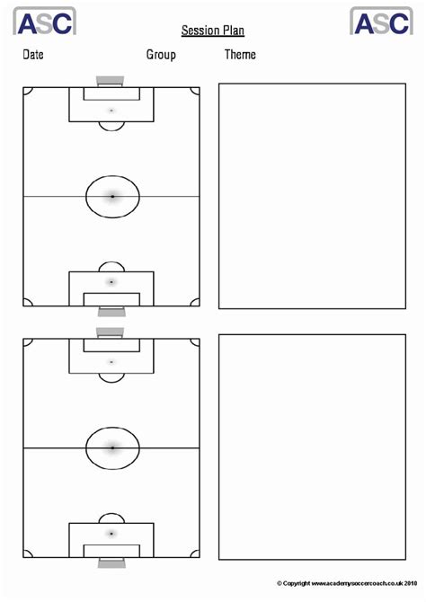 Soccer Practice Plan Template - Printable Word Searches