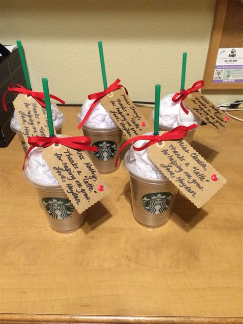 Teacher Appreciation Gift: Starbucks Gift Cards | {Teaching} Teacher Appreciation Gift Ideas ...