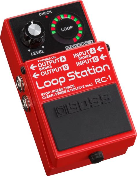 Boss Unveils RC-1 Loop Station Compact Looper Pedal for Guitarists ...