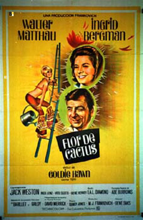 "FLOR DE CACTUS" MOVIE POSTER - "CACTUS FLOWER" MOVIE POSTER