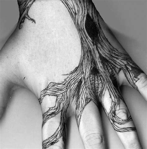 60 Tree Roots Tattoo Designs For Men - Manly Ink Ideas | Hand tattoos for guys, Tree tattoo ...