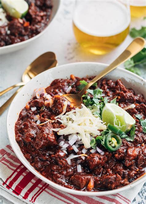 Instant Pot Chili (Texas-Style) - Striped Spatula