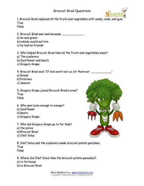 Health And Nutrition Quiz With Answers - Nutrition Pics